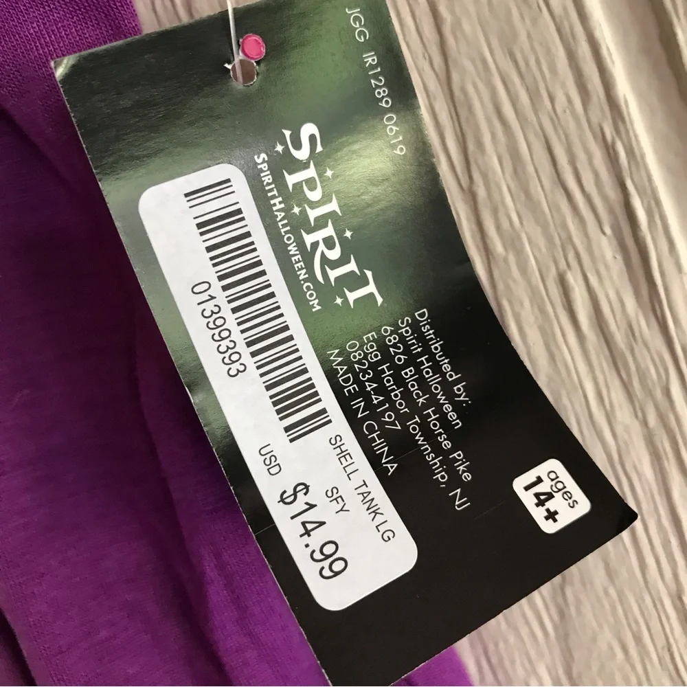 Spirit Halloween Shell Tank NWT - Picture 4 of 5